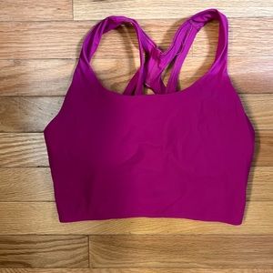 NWOT magenta Lulu bra. Size 6